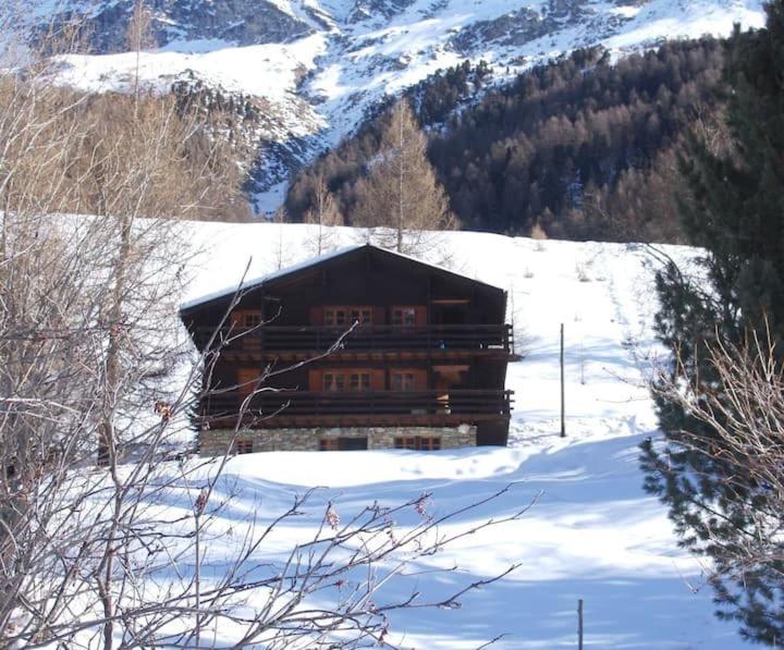 Chalet Singlinaz Zinal Buitenkant foto