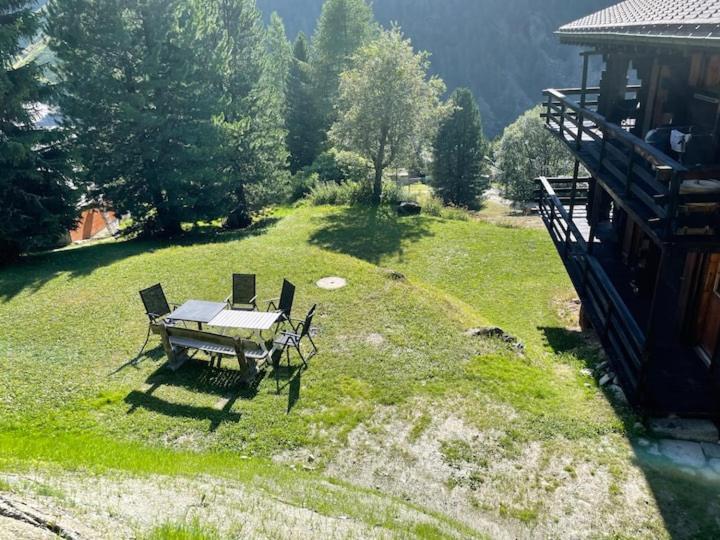 Chalet Singlinaz Zinal Buitenkant foto