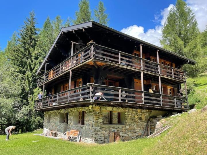 Chalet Singlinaz Zinal Buitenkant foto